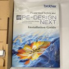 Brother Pe-design Next Embroidery Software New Open Box