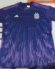 Rare  Messi Signed Away 2022-23 Argentina Jersey Icons Coa