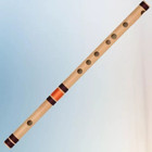 Wooden Flute Indian Musical Instrument Bansuri Natural Right Hand 19 In Scale C