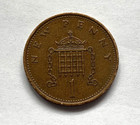 1971 New Penny 1p Elizabeth Ii United Kingdom