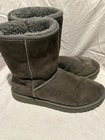 Ugg Classic Short Ii Gray Suede Boots Us Women   s Shoe Size 9