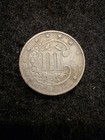 1861 Silver Three Cent Piece    trime        Civil War Era Type 3     Nice Original Coin