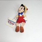 Vtg Pinocchio Walt Disney Store Bean Bag Plush 8  Toy Theme Park Nwt