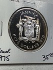 1975 Jamaica  5 Norman Manley Silver Proof Low Mintage