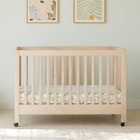 Portable Folding Crib 2-in-1 Convertible Washed Natural Babyletto Maki M6601nx