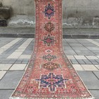 Rare Find Persian Style Karaja Old Runner Rug 2 49 X 9 58 Ft Vintage 76 X 292 Cm