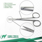 Small Sharp Scissors For Sewing Embroidery Crafts 4 5  Stainless Steel Straight