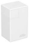 Ultimate Guard Twin Flip N Tray White 80  Xenoskin Monocolor Deck Card Case