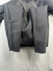 Men s Black gray Full Body Wetsuit Back Zip  Size Medium  m 