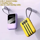 50000mah Large Capacity Led Usb Portable Charger Power Bank For Cell Phone 2025