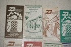 Lot Of 25 Burlington Route Timetable Railroad Railway Train Suburban Service