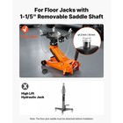 Uimoso Transmission Jack Adapter 1100 Lbs Durable Lift Accessory For Floor Jacks