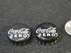 Lot Two  2  Europe European Coca Cola Coke Zero Soda Bottle Caps Spain Italyread