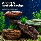 Mipukbay Large Resin Aquarium Rock Decor - Safe Fish Tank Ornament