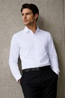 Gianzen Mens White Long Sleeve Button Down Dress Shirt Xl Tall
