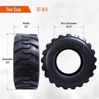 4 Sks Tires 12-16 5 Skid Steer Loader Tires 12pr Heavy Duty Industrial Tubeless