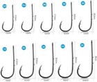 600pcs Baitholder Bait Hook High Carbon Steel Silver Long Shank Fishing Hooks