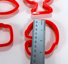 Lot Of 4 Vintage Wilton Medium Plastic Cookie Cutter Sports   Football Theme
