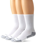 Carhartt Mens 3 Pack Cotton Blend Socks Crew Work Sock Shoe Size L 6-12 New
