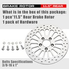 For Harley Touring Sportster Dyna 11 5  Rear Brake Rotor Stainless Steel Disc