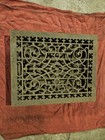 Antique Vintage Tuttle   Bailey Cast Iron Heat Grate Louvers 16-5 8 x 13-5 8 