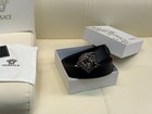 Versace Medusa Head Leather Belt Men Luxury Designer Waist Belt Black Buckle