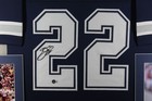 Emmitt Smith Signed autographed Custom Jersey In 35x43 Frame  - Beckett
