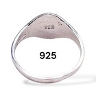 Initial Letter S Signet 925 Sterling Silver Baby Child Pinky Ring Sz 3 25