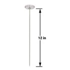 Reotemp 12 Inch Soil   Compost Thermometer With Digital Composting Guide 32-178