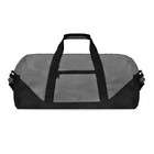 Dalix 21  Large Duffle Bag Sports Gym Ditty Bag Traveling Kit Bag In Gray Duffle
