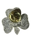 Vintage Notre Dame Pin Shamrock Nd Logo Enameled Lapel Hat Pin Ncaa