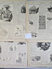 Lot Of 7 Antique Bible Pages 1890 s Junk Journaling Grimoire Scrapping Crafts 
