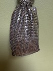 Whiting Davis Silver Mesh Accordion Top Expandable Gate Purse Vintage