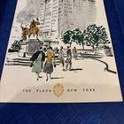 The Plaza New York Ny Circle At 59th St Vintage Antique Postcard Le7