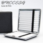 Cigarette Box Leather Case Loohor Pack Holder Black 
