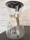 Vintage Rare Corning Atomic Starburst Mini Coffee Carafe 2 Cup Pitcher Mcm Glass