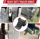 Pack Of 8 Heavy Duty Greaseable Dump Trailer Trucks Gate Door Tailgate Hinge Us