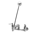 T s Brass B-0662 Service Sink Faucet With Wall Mount Adj Ctr Vacuum Breaker New