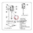 Ad500s-h Lab Equipment Homogenizer Disperser Mixer Ad500s-h 500 15000rpm Digital