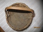 Small Antique Primitive 6  Splint Wood Basket Nice Patina
