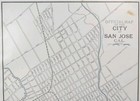 Vintage 1893 San Jose California Map 11 x14    Old Antique Original Santa Clara 