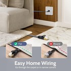 Cat 7 Ethernet Cable 15ft - Nylon Braided Flat High Speed Internet Cable Lan Cab