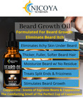 Beard Growth Oil 1 Fl Oz- Fast Growing Beard  Mustache   Facial Hair -cappuccino