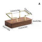 Wooden Business Card Holder Desk Display Stand Desktop Office Card Organizer