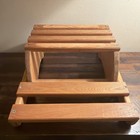 Vintage By Line Industries Children s Wooden Convertible Chair Step Stool