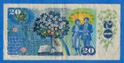 Czechoslovakia 20 Korun 1988 P-95a Circulated Note E51 330337