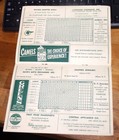 1947 Albany Senators Williamsport Eastern League Program And Score Card