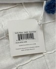 New Serena   Lily Tarifa Tassel Pillow Cover  14   x30    -french Blue white