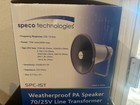 Speco Technologies Spc-15t Weatherproof Pa Horn Speaker 70 25v Line Transformer