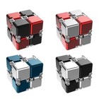 Jqbro Infinite Magic Cube Metal Fidget Toy Folding Puzzle Stress Relief